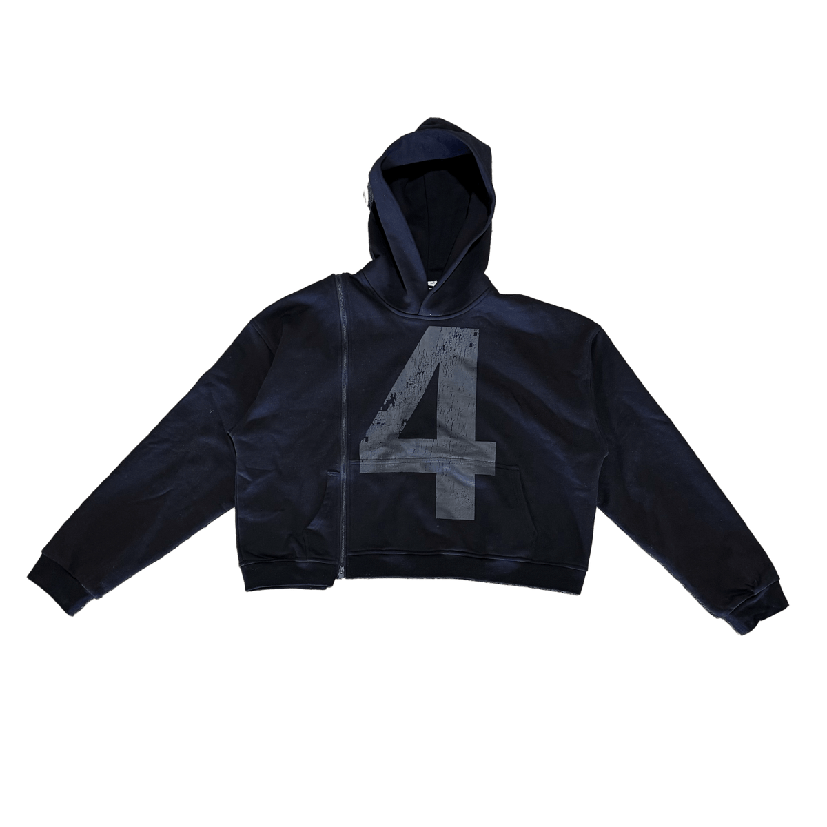 4TH Wonder SideZip Hoodie - Black