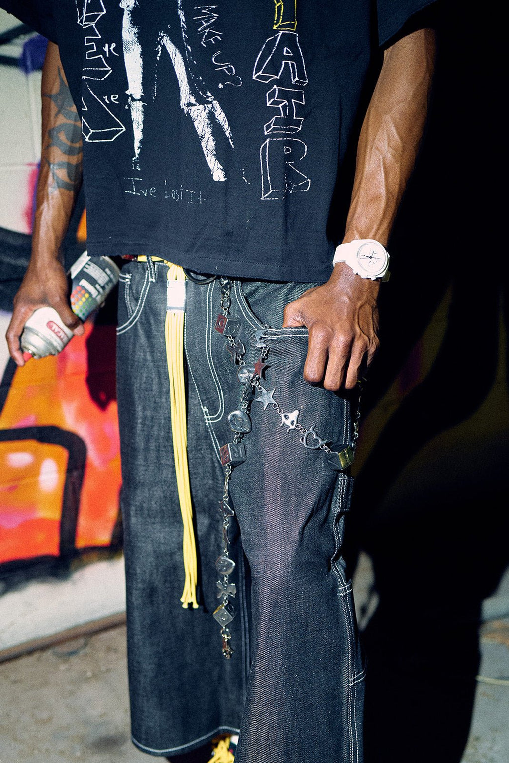 "Black Japanese Denim" BigTag Utility Skate Shorts