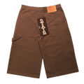 Mocha BIGTAG Utility Skate Shorts