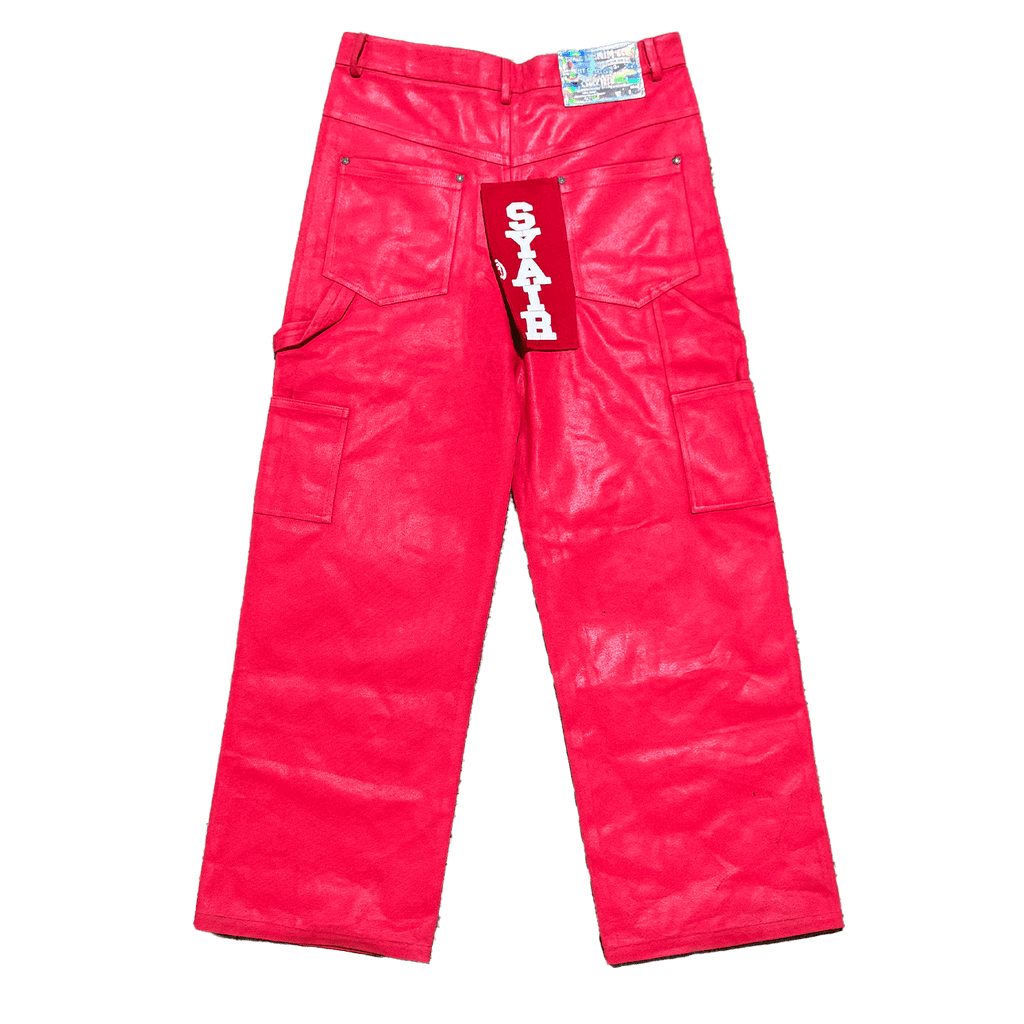 "Red Clay" Leather Waxed BigTag Carpenter Pants