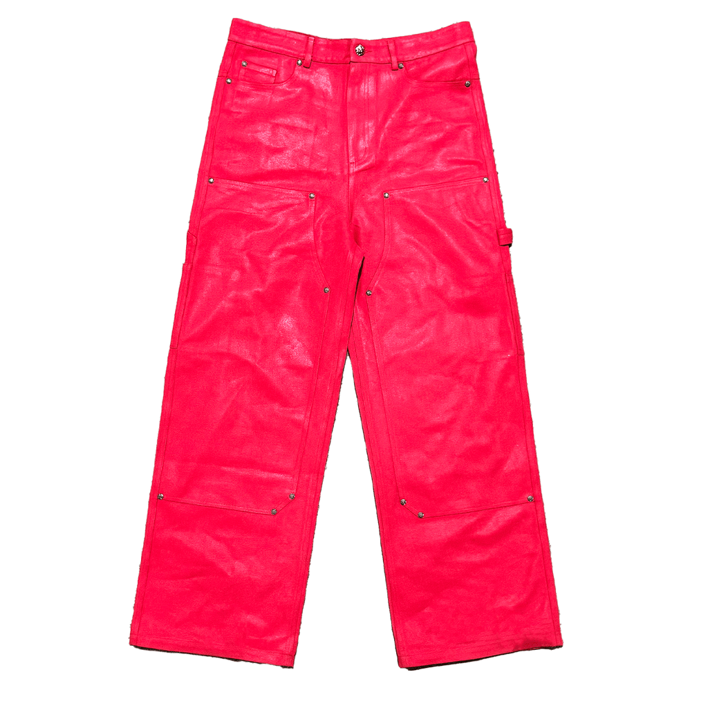 "Red Clay" Leather Waxed BigTag Carpenter Pants